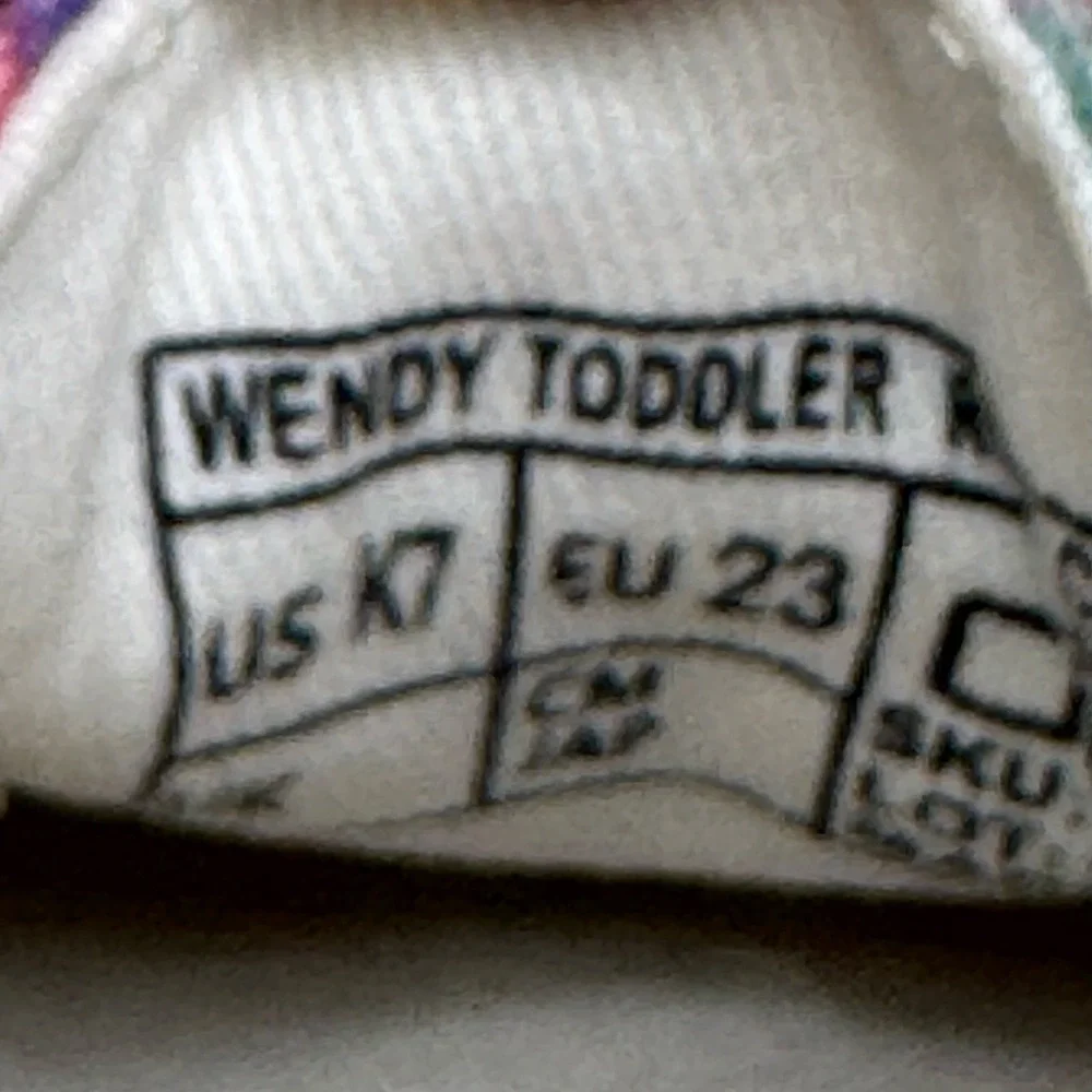 Kids Hey Dude Wendy Toddler‎ Shoes Rose Candy Tie Dye Pink Blue Green Size K7